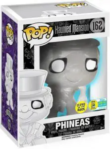 Figurine Phineas Blanc – Pailleté & Brillant dans le noir – Haunted Mansion- #162