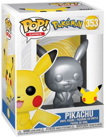 Figurine pop Pikachu Argent - Pokémon - 1