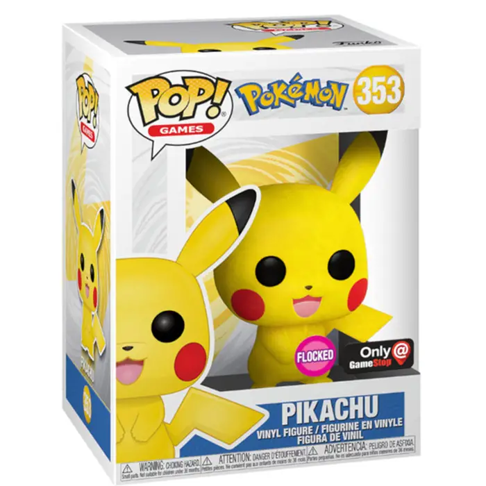 Figurine pop Pikachu flocked - Pokémon - 2