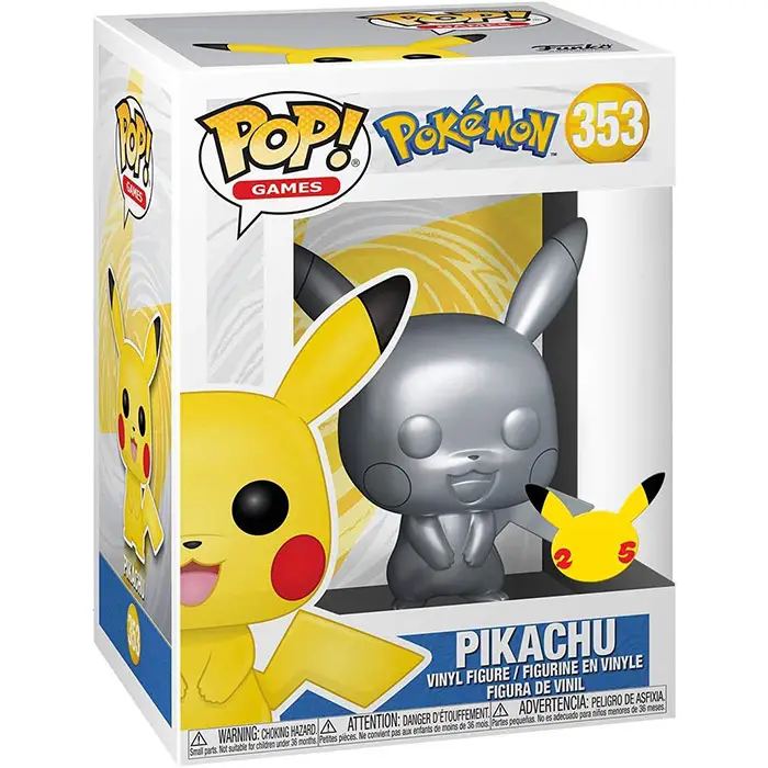Figurine pop Pikachu Silver - Pokémon - 2