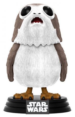 Figurine pop Porg - Bouche ouverte - Flocked - Star Wars 8 : Les Derniers Jedi - 2