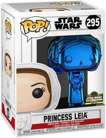 Figurine pop Princess Leia - Bleu Chromé - Star Wars : The Clone Wars - 1