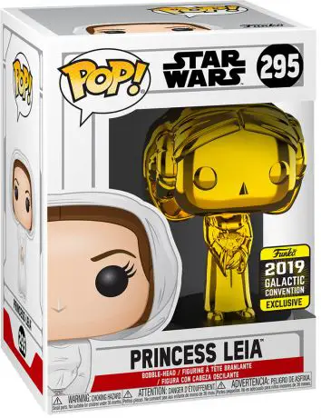 Figurine pop Princess Leia - Chromé Or - Star Wars : The Clone Wars - 1