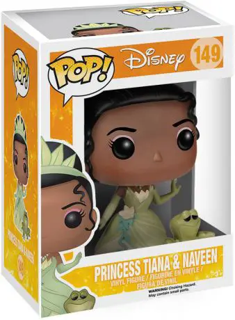 Figurine pop Princesse Tiana avec Naveen la Grenouille - La Princesse et la Grenouille - 1