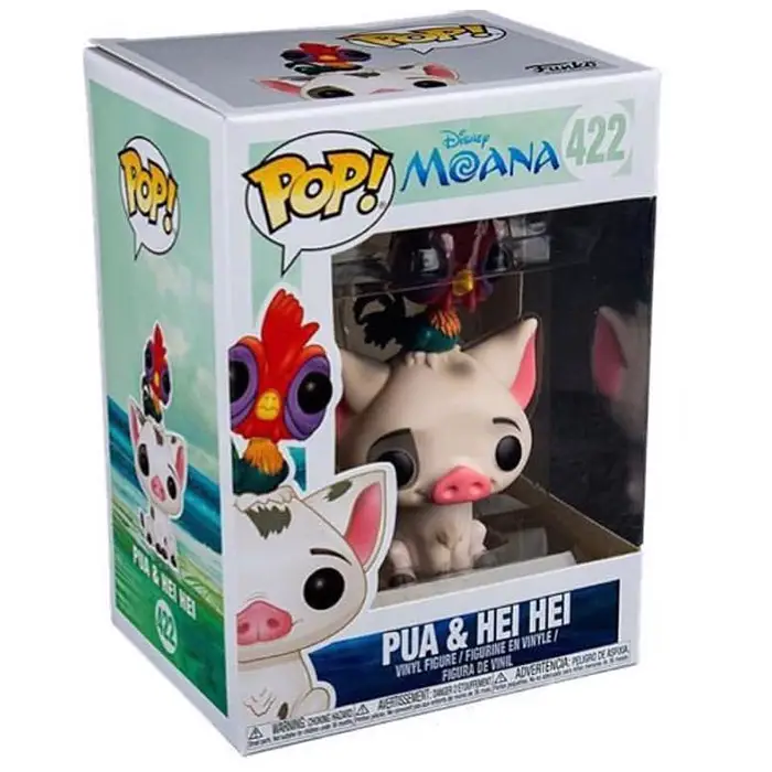 Figurine pop Pua et Hei Hei - Moana - Vaiana - 2
