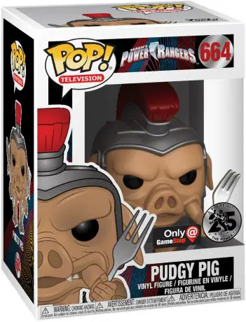 Figurine pop Pudgy Pig - Power Rangers - 1