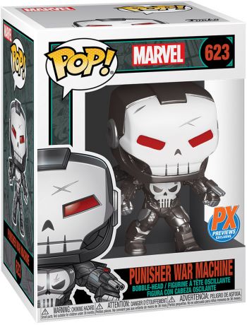 Figurine pop Punisher War Machine - Métallique - Marvel Comics - 1