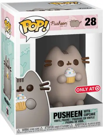 Figurine pop Pusheen avec Cupcake - Pusheen - 1