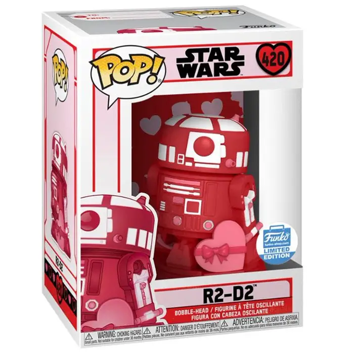 Figurine pop R2-D2 Saint Valentin - Star Wars - 2