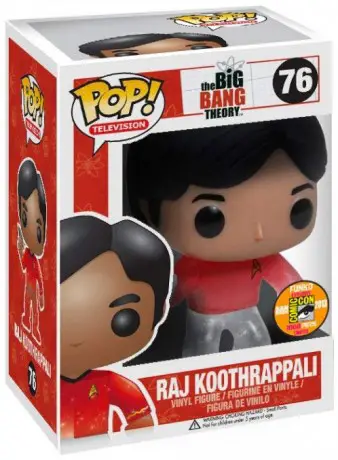 Figurine pop Raj Koothrappali - Star Trek Téléportation - The Big Bang Theory - 1