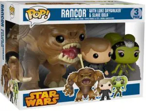 Figurine Rancor avec Luke Skywalker & Esclave Oola – 3 pack – Star Wars 1 : La Menace fantôme