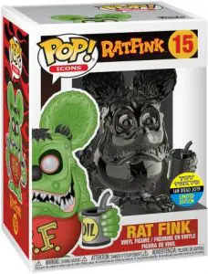 Figurine Rat Fink – Chromé Gris – Rat Fink- #15