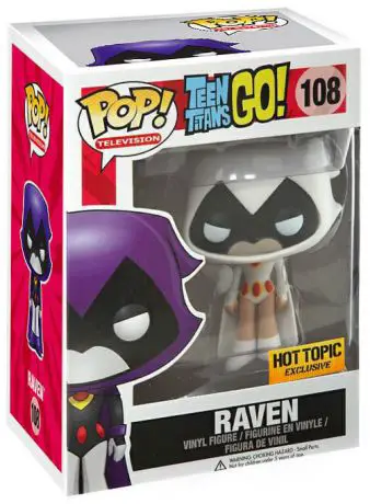 Figurine pop Raven - Blanche - Teen Titans Go! - 1