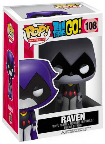 Figurine pop Raven - Grise - Teen Titans Go! - 1