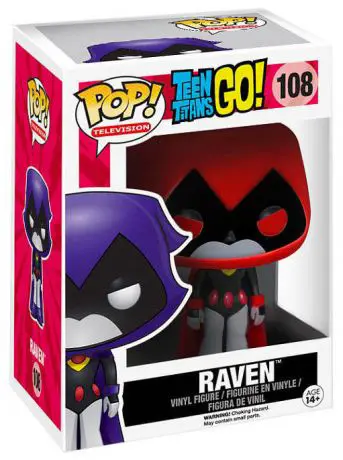 Figurine pop Raven - Rouge - Teen Titans Go! - 1