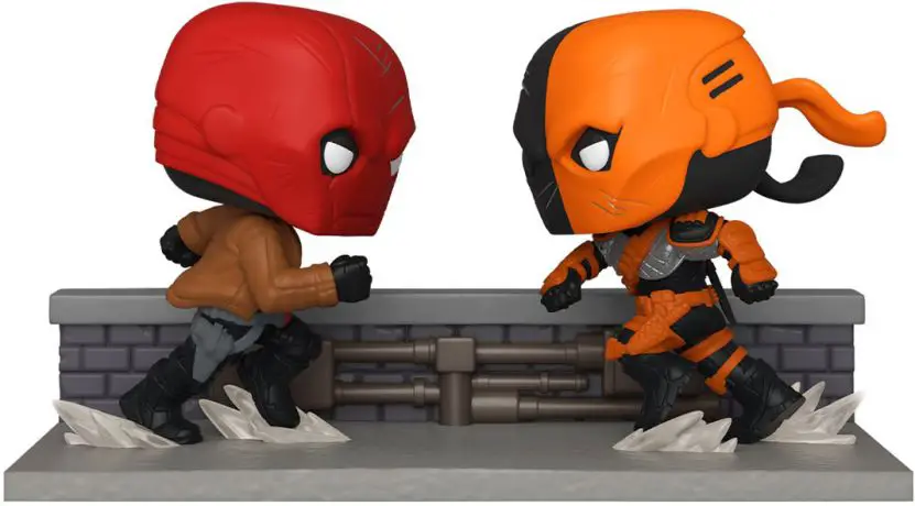 Figurine pop Red Hood vs Deathstroke - Batman - 2