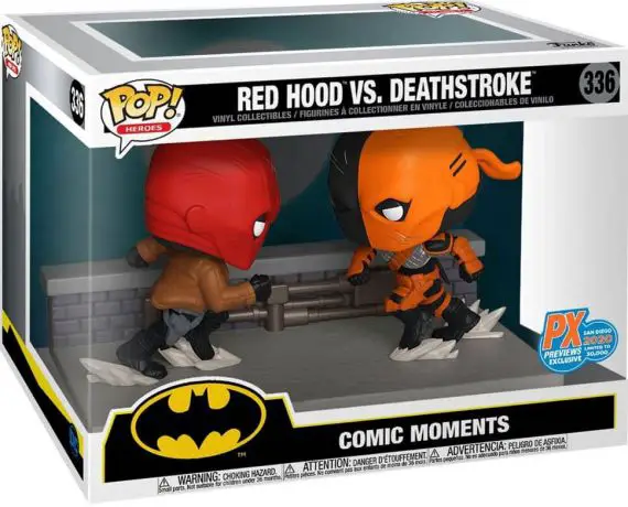 Figurine pop Red Hood vs Deathstroke - Batman - 1