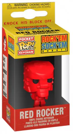 Figurine pop Red Rocker - Porte clés - Rock 'Em Sock 'Em Robots - 1