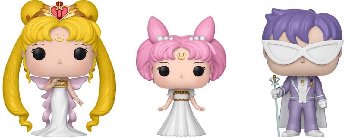 Figurine pop Rein Serenity, Petite Dame & Roi Endymion - 3 pack - Sailor Moon - 2