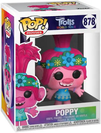 Figurine pop Reine Poppy - Les Trolls - 1