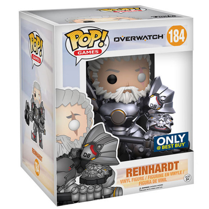 Figurine pop Reinhardt unmasked - Overwatch - 2
