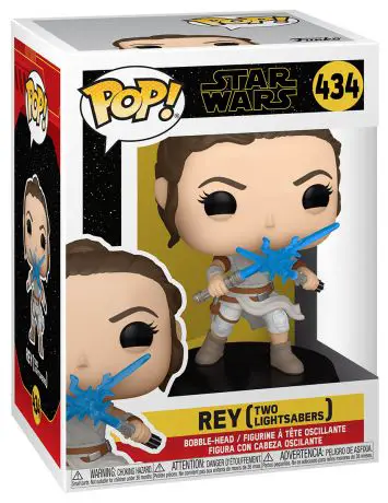 Figurine pop Rey 2 Sabres laser - Star Wars 9 : L'Ascension de Skywalker - 1
