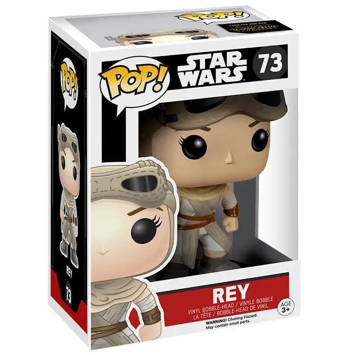 Figurine pop Rey avec lunettes - Star Wars - 2