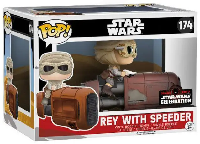 Figurine pop Rey - Avec Speeder - Star Wars 7 : Le Réveil de la Force - 1