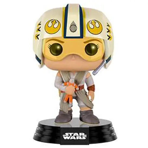 Figurine pop Rey casque - Star Wars - 1