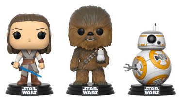 Figurine pop Rey, Chewbacca et BB-8 - 3 Pack - Star Wars 8 : Les Derniers Jedi - 2