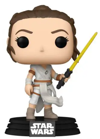 Figurine pop Rey Sabre laser jaune - Star Wars 9 : L'Ascension de Skywalker - 2
