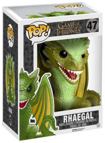 Figurine pop Rhaegal - 15 cm - Game of Thrones - 1