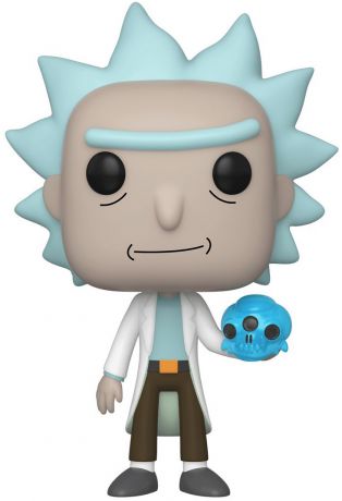 Figurine pop Rick avec Crâne de Crystal - Rick et Morty - 2