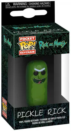 Figurine pop Rick Cornichon - Porte-clés - Rick et Morty - 1