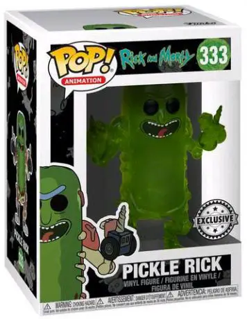 Figurine pop Rick Cornichon - Translucide - Rick et Morty - 1