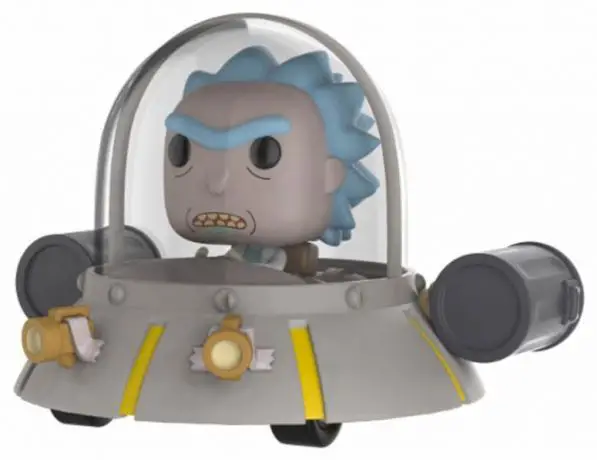 Figurine pop Rick dans son vaisson - Rick et Morty - 2