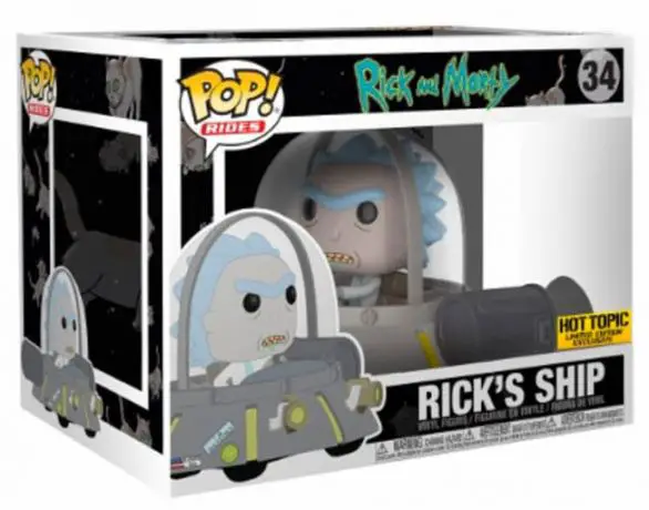 Figurine pop Rick dans son vaisson - Rick et Morty - 1