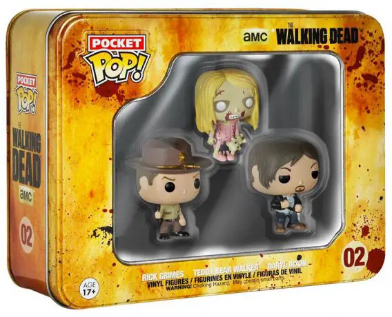 Figurine pop Rick Grimes, Teddy Bear Walker, Daryl Dixon - 3 Pack - The Walking Dead - 1