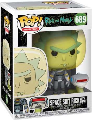 Figurine pop Rick le Cosmonaute avec Serpent - 2 pack - Rick et Morty - 1