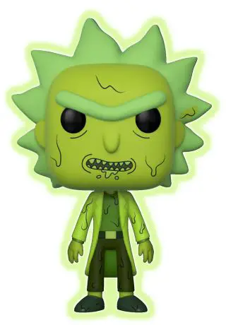 Figurine pop Rick Sanchez - Vert brillant dans le noir - Rick et Morty - 2