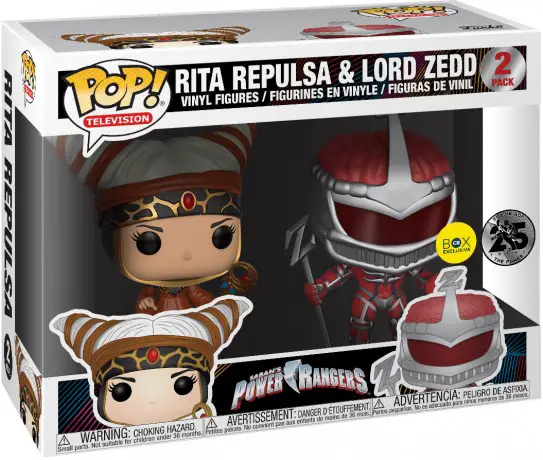 Figurine pop Rita & Lord Zedd - 2 pack - Power Rangers - 1