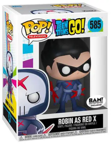 Figurine pop Robin en Red X - Sans Masque - Teen Titans Go! - 1