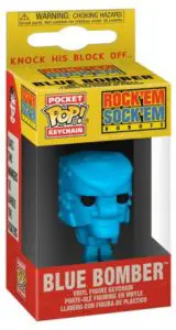 Figurine Robot Blue Bomber – Porte clés – Rock ‘Em Sock ‘Em Robots