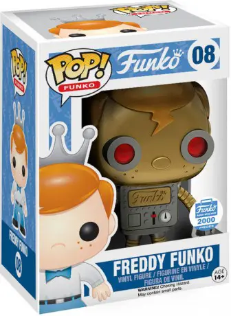 Figurine pop Robot Freddy Funko - Or - Freddy Funko - 1