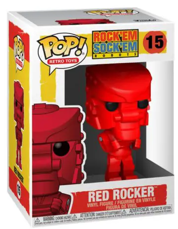 Figurine pop Robot Red Rocker - Rock 'Em Sock 'Em Robots - 1