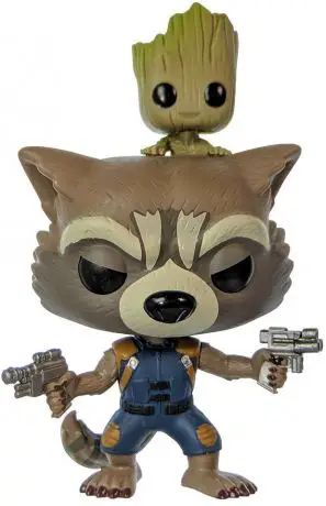 Figurine pop Rocket avec bébé Groot - Les Gardiens de la Galaxie 2 - 2