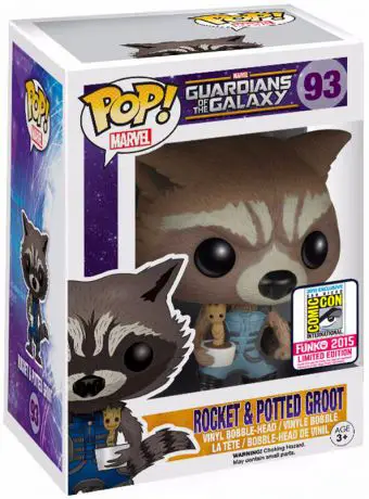 Figurine pop Rocket avec Bébé Groot - Les Gardiens de la Galaxie - 1
