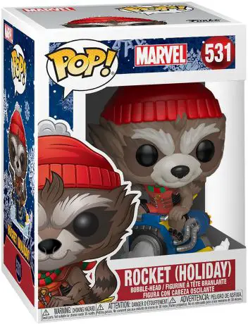 Figurine pop Rocket Noël - Les Gardiens de la Galaxie 2 - 1