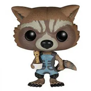Figurine Rocket Raccoon et Potted Groot – Les Gardiens De La Galaxie- #291