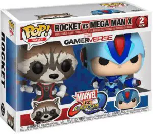 Figurine Rocket vs Mega Man X – 2 pack – Marvel Gamerverse